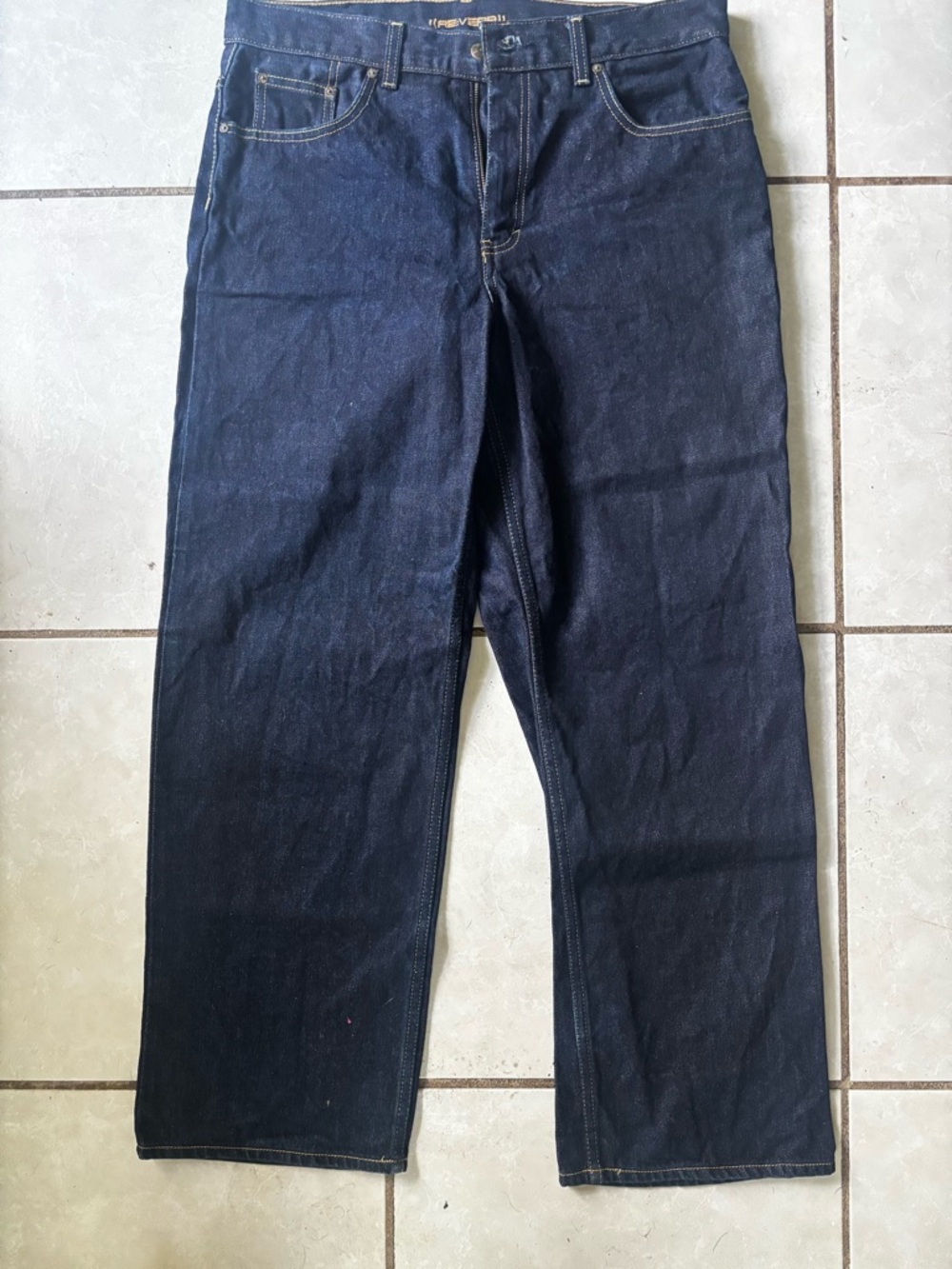 Y2K Vintage RE:VERB Raw Indigo Denim Jeans 32x30